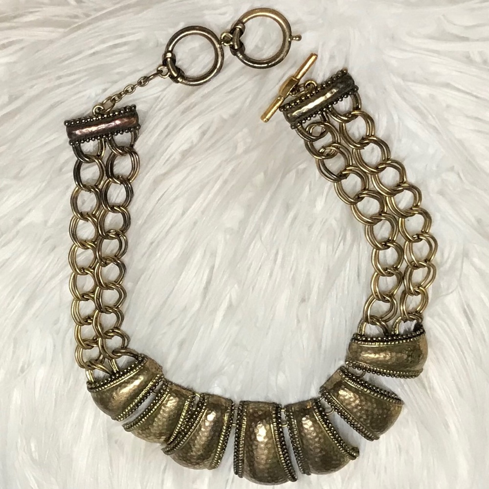 Rustic Gold Necklace